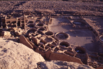 Pueblo Bonito at Chaco Canyon, New Mexico