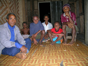 family in Papua New Guinea